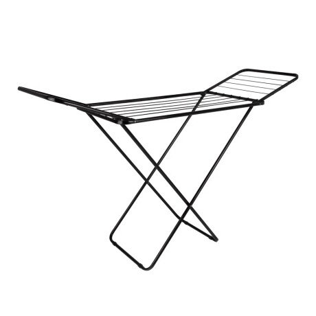 Tendedero de Pie Extensible Plegable en Acero para 11Mt Ropa Negro