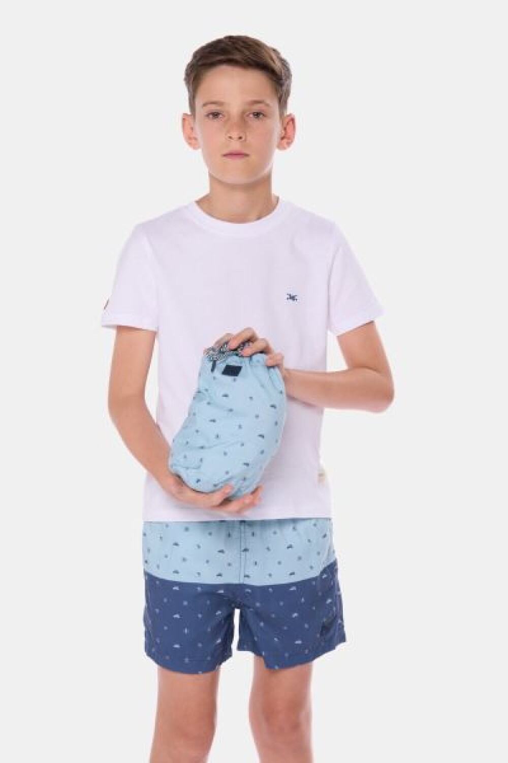 SHORT DE BAÑO ESTAMPADO Verde