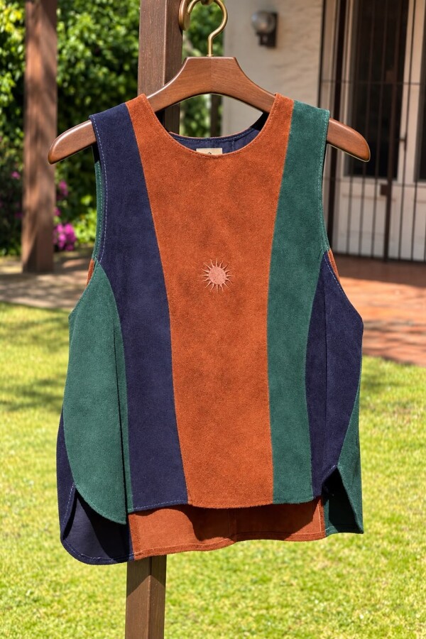 Mix Sun Suede Vest Combinación 1