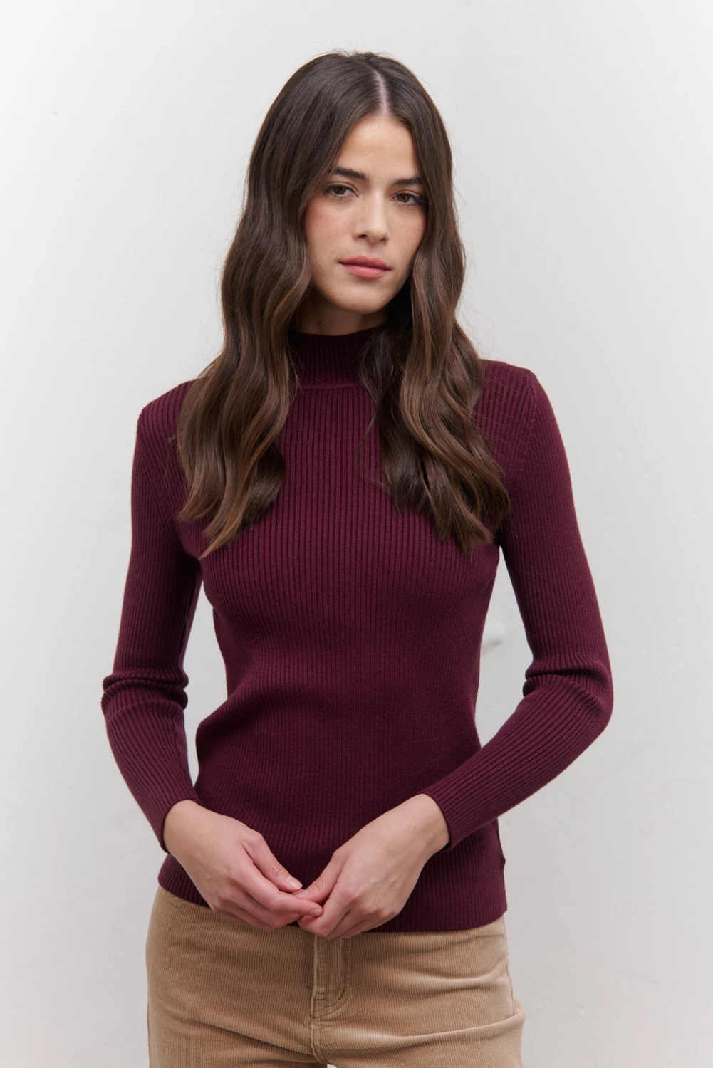 POLERA MORLEY bordo 1