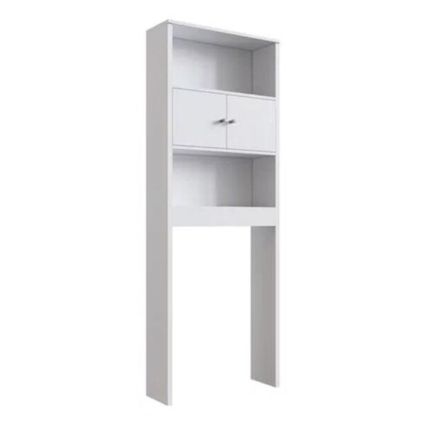 ARMARIO SOBRE LAVARROPAS O INODORO 65 CM 2 PUERTAS - BLANCO ARMARIO SOBRE LAVARROPAS O INODORO 65 CM 2 PUERTAS - BLANCO