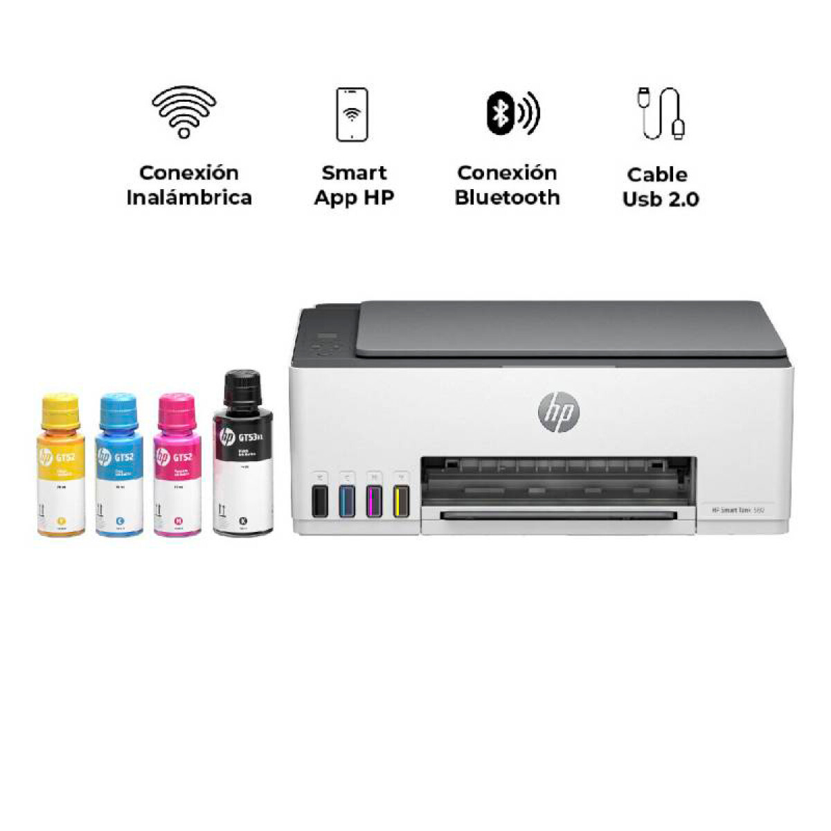 Impresora HP Multifunción Color Wifi 580W 