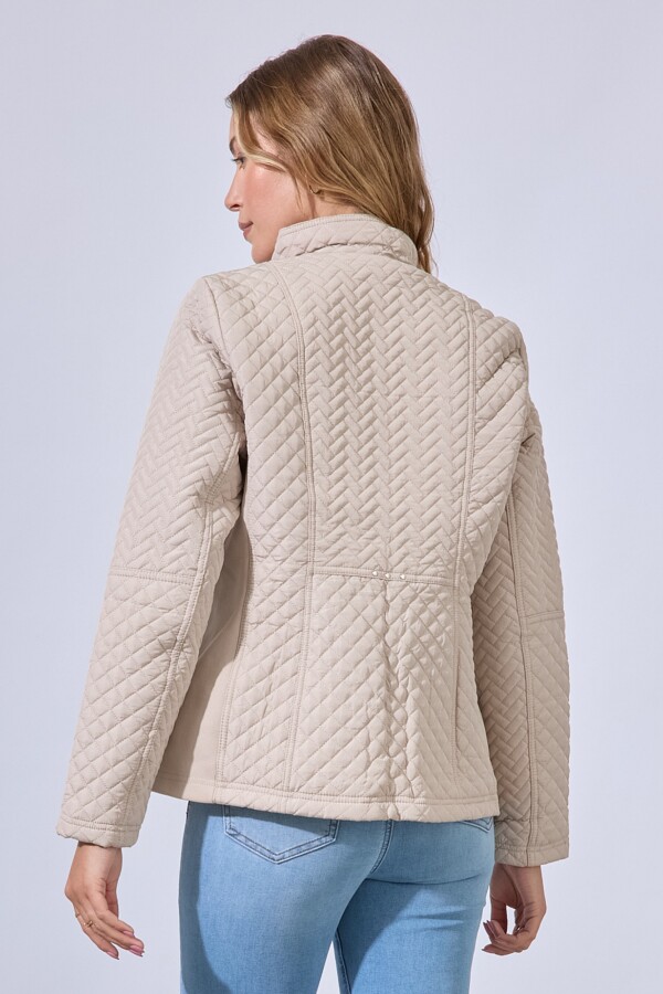 Campera Capitoneada BEIGE