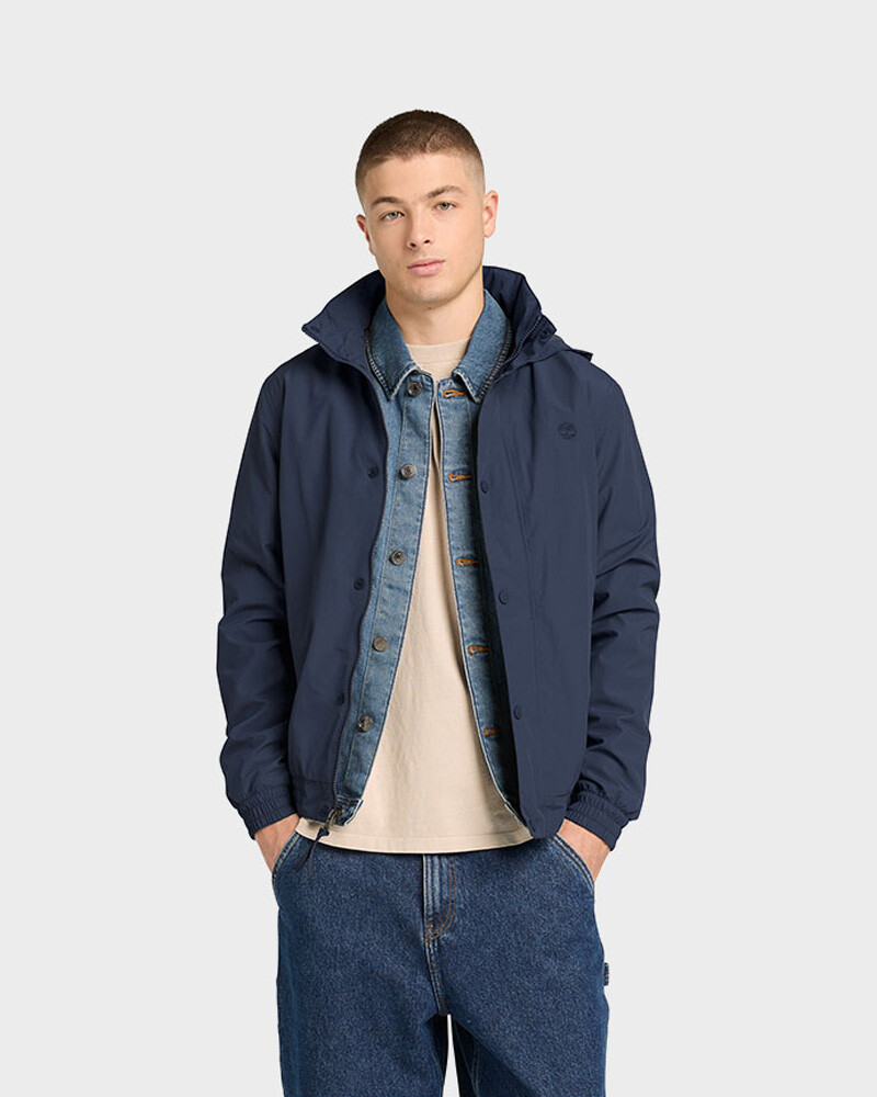 Casaca Waterproof Bomber Hombre Dark Sapphire