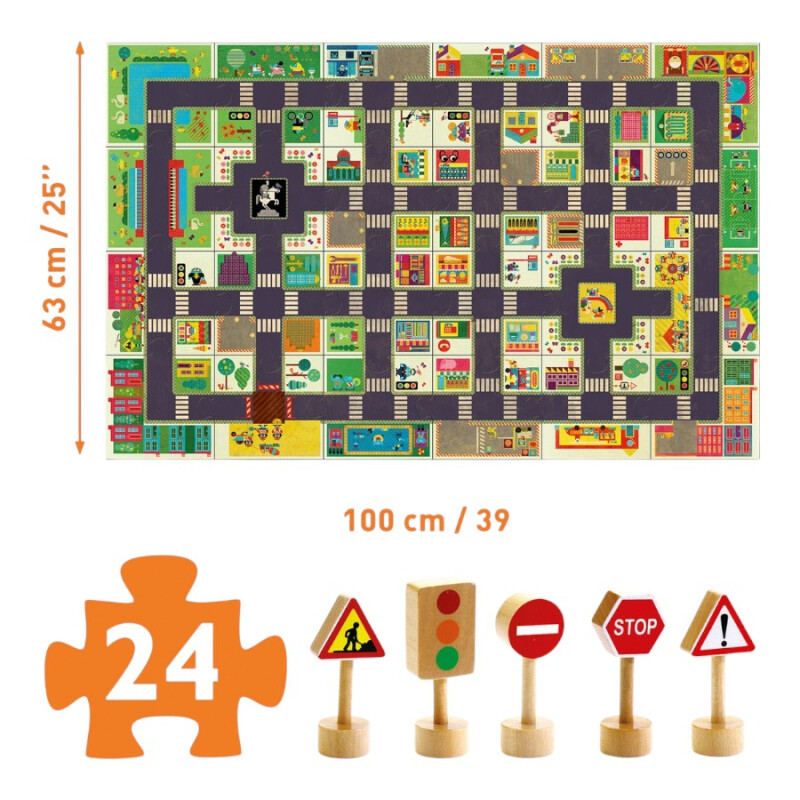 Puzzle Pop To Play La Ciudad Djeco Puzzle Pop To Play La Ciudad Djeco