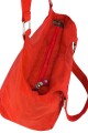 Bolso de Hombro en Tafeta Amasada Rojo