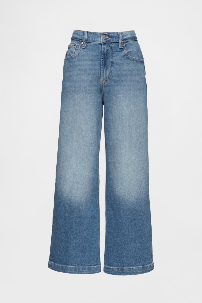 Jean Stride Ankle Mujer Medium Indigo 1