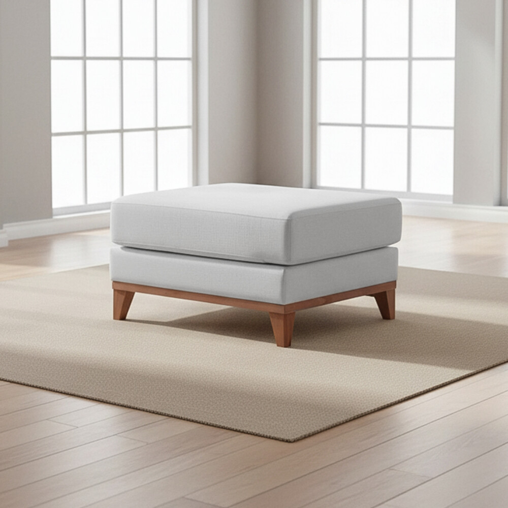 PUFF EASY CLEAN TELA GRIS LUXOR PREMIUM