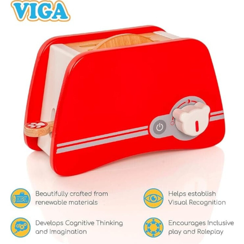 Tostadora Infantil de Madera Viga Tostadora Infantil de Madera Viga
