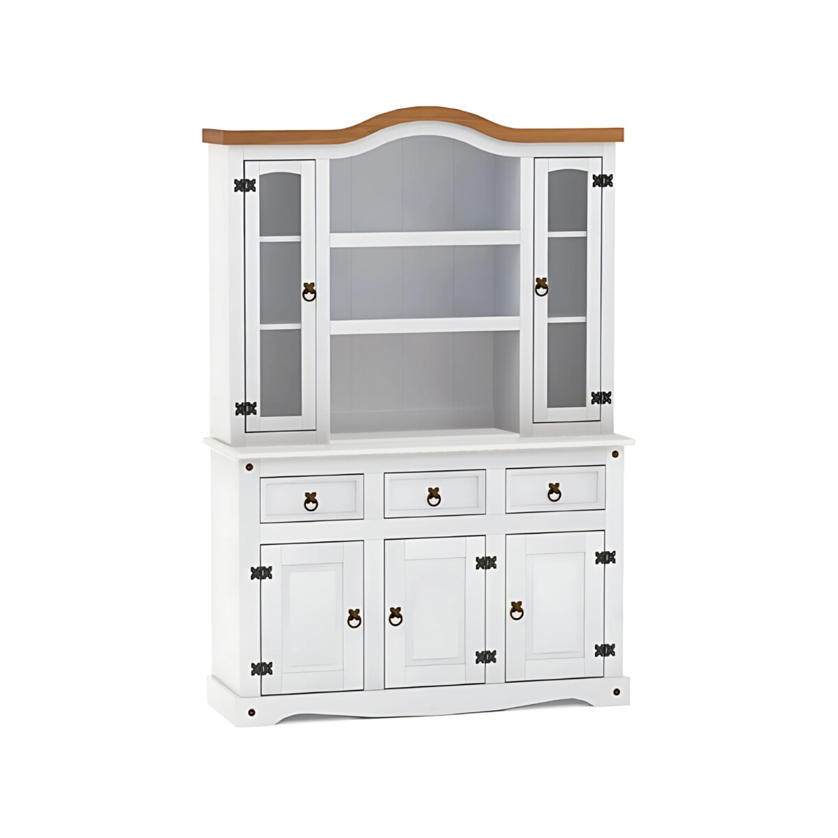 Cristalero 5 puertas 3 cajones 