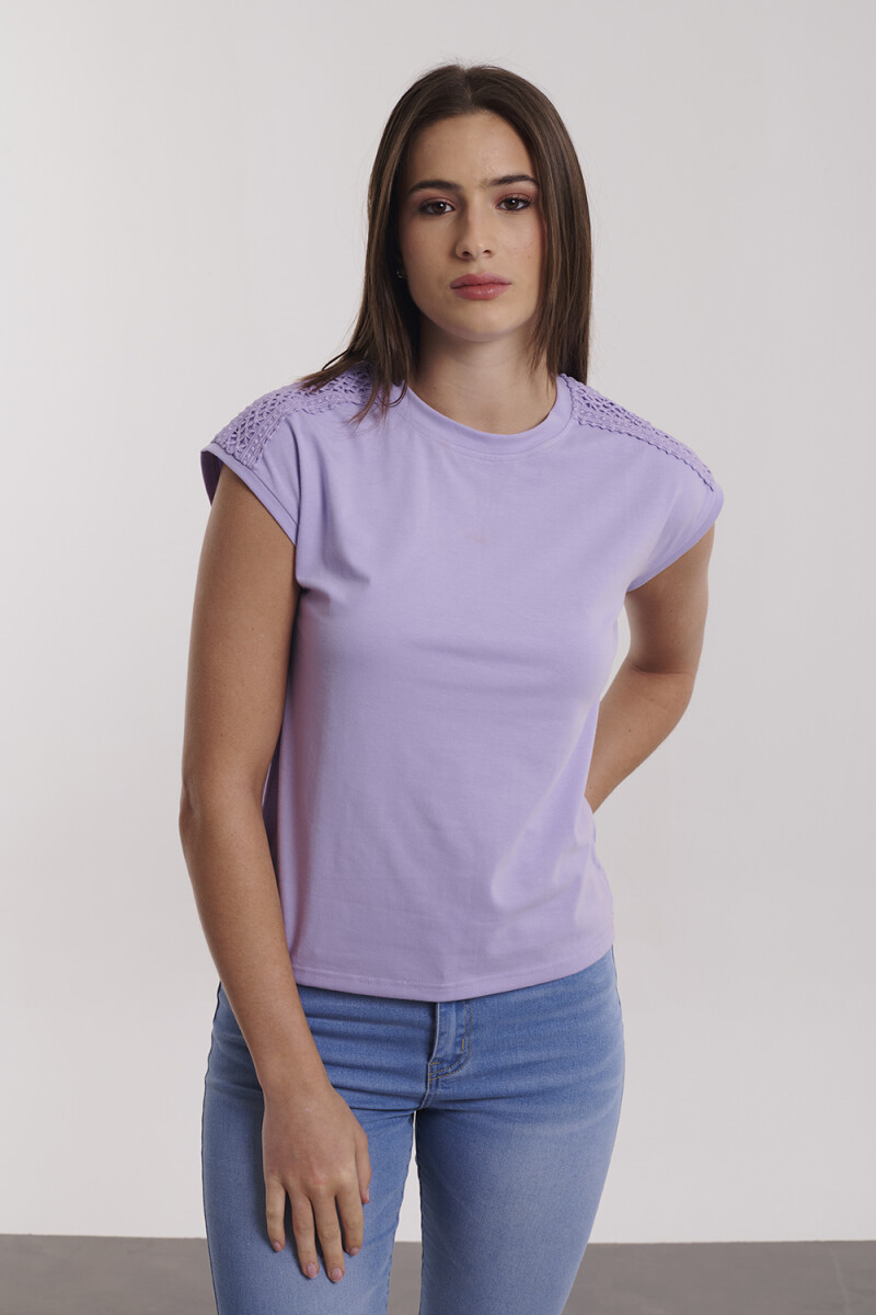 REMERA FABIANA - LILA 