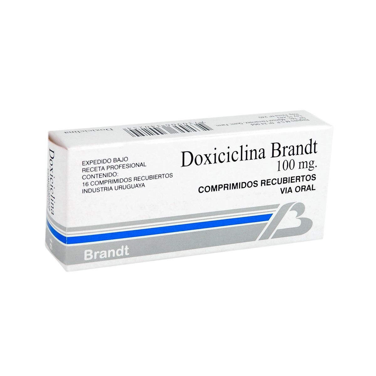 Doxiciclina 100 Mg. 16 Comp. — Farmacia El túnel