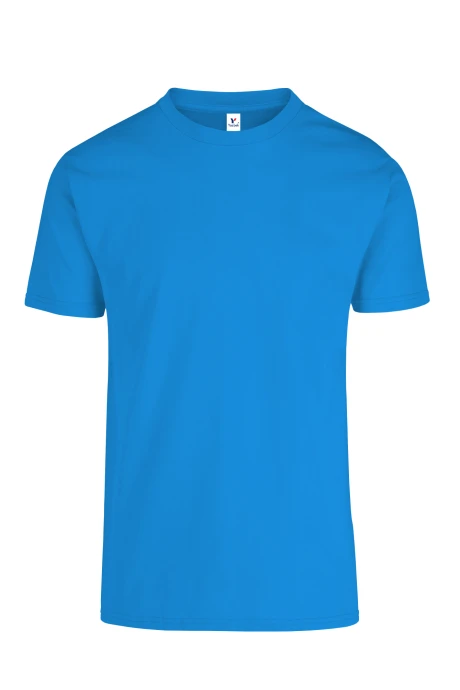 Camiseta a la base peso medio Turquesa