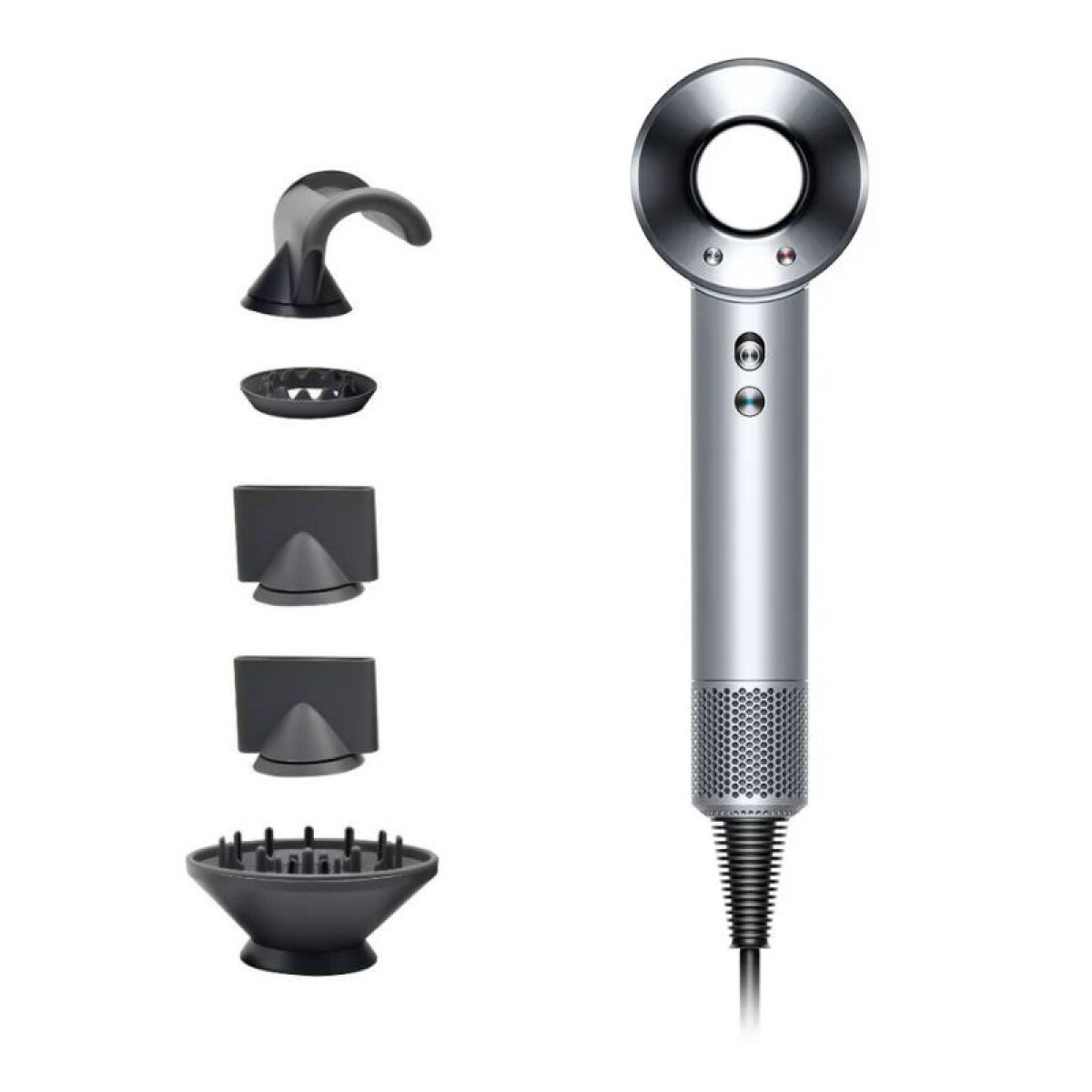 SECADOR DE PELO CON ACCESORIOS MULTI 5 ALLYSON AZ4 - GRIS 