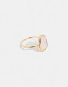 Anillos Chicos Acrilico Anillo Con Acrílico - Dorado