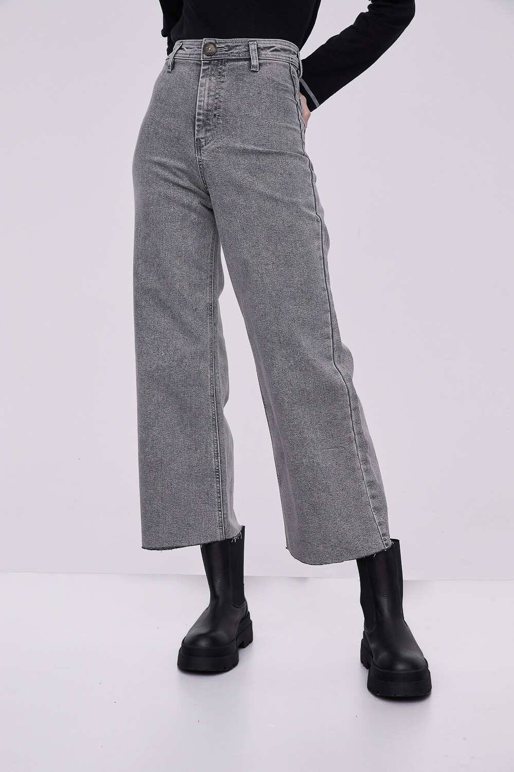 Pantalon Madelin Gris Claro