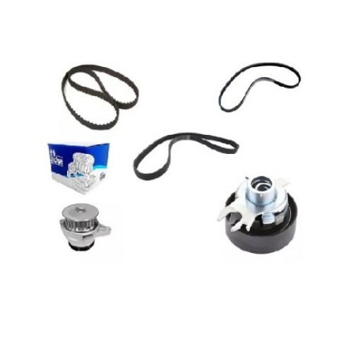 KIT DISTRIBUCION GOL G5/ FOX/SURAN BOMBA + TENSOR + CORREAS X3 Kit Distribucion Gol G5/ Fox/suran Bomba + Tensor + Correas X3