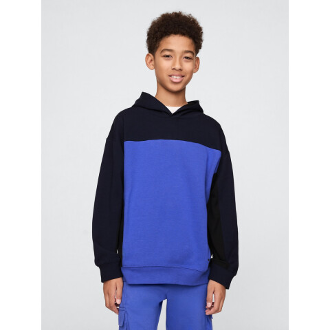 SP FASH FIT TECH HOOD BLUE COLORBLOCK