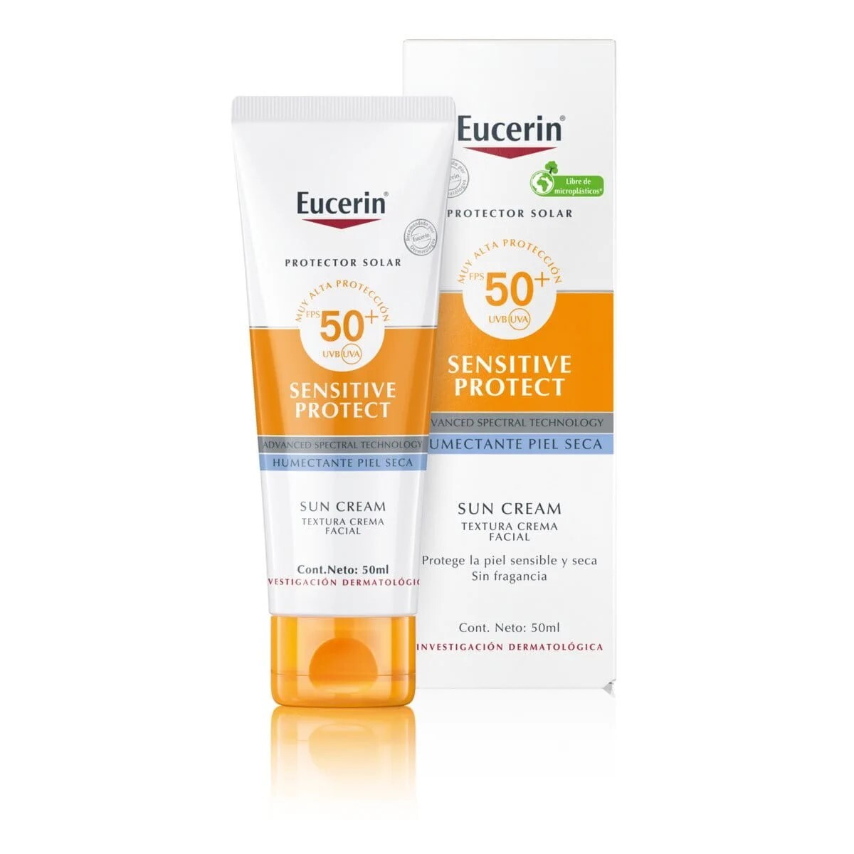 Protector Solar Crema Facial Sensible FPS 50 – Eucerin 