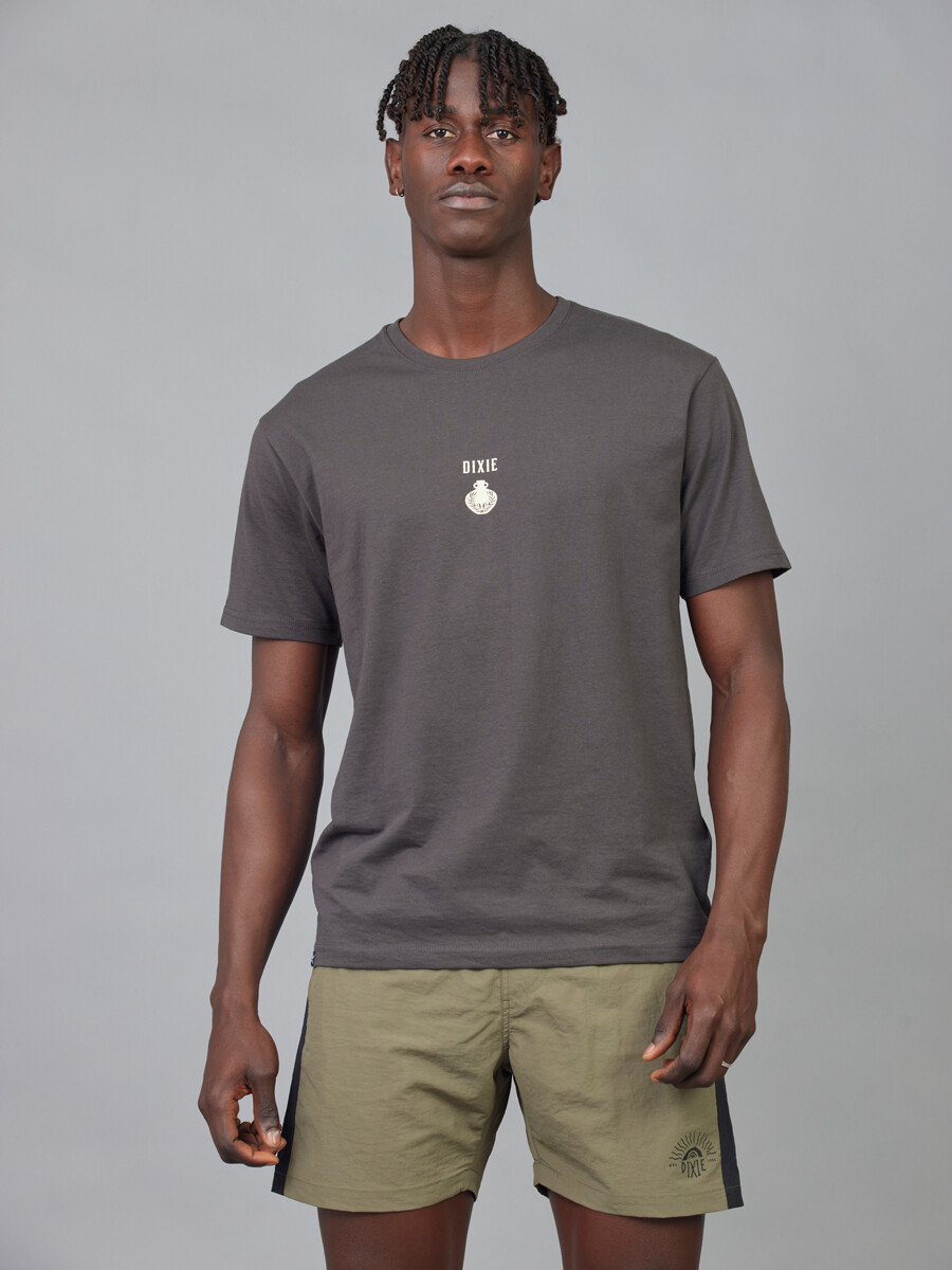 T-SHIRT SADAR DIXIE Gris Oscuro