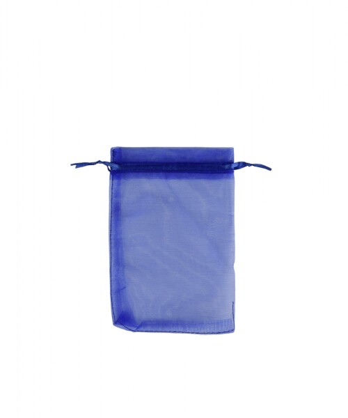 Bolsa organza 9x15 cm. AZUL
