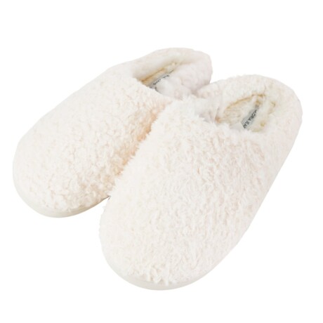 Pantufla peluda de dama Pantufla peluda de dama
