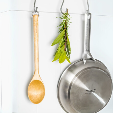 Cuchara con Gancho Madera 32 cm KitchenAid Cuchara con Gancho Madera 32 cm KitchenAid