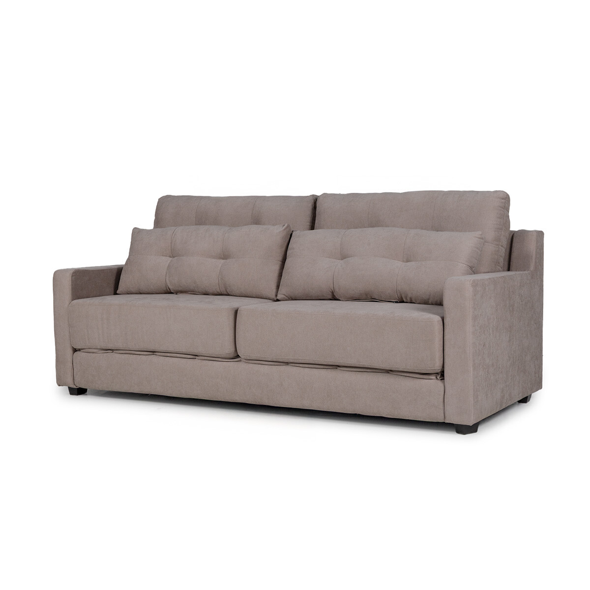Sofá Cama Nizza - Tela Microfibra - 9249 (Tostado) 