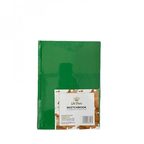 Sketchbook Cosido Da Vinci A5 Verde