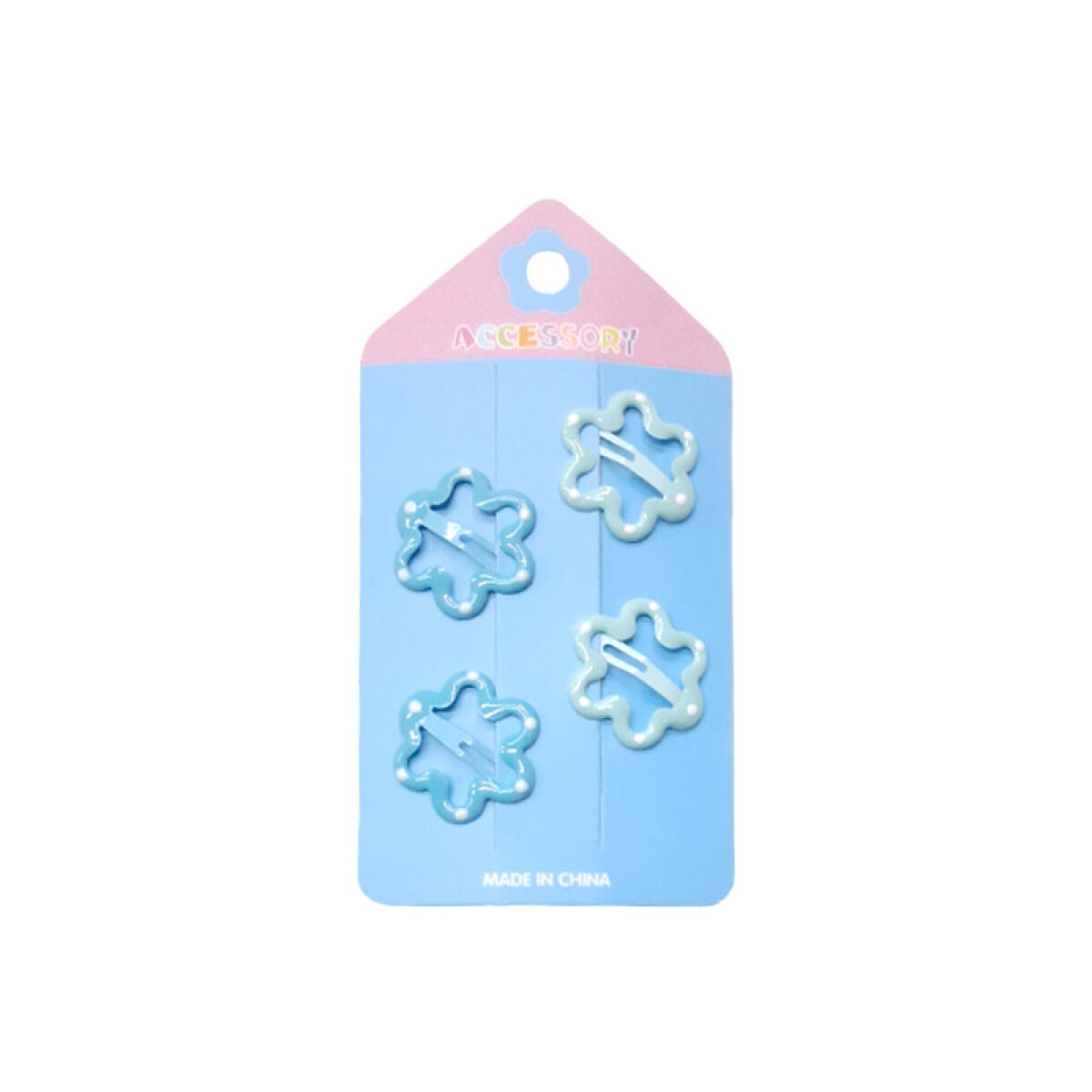 Broches pinzas para el cabello 4 pcs flor - Broches Pinzas Para El Cabello 4 Pcs Flor 