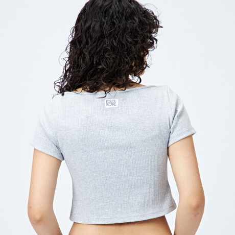 REMERA FORTE Gris Melange