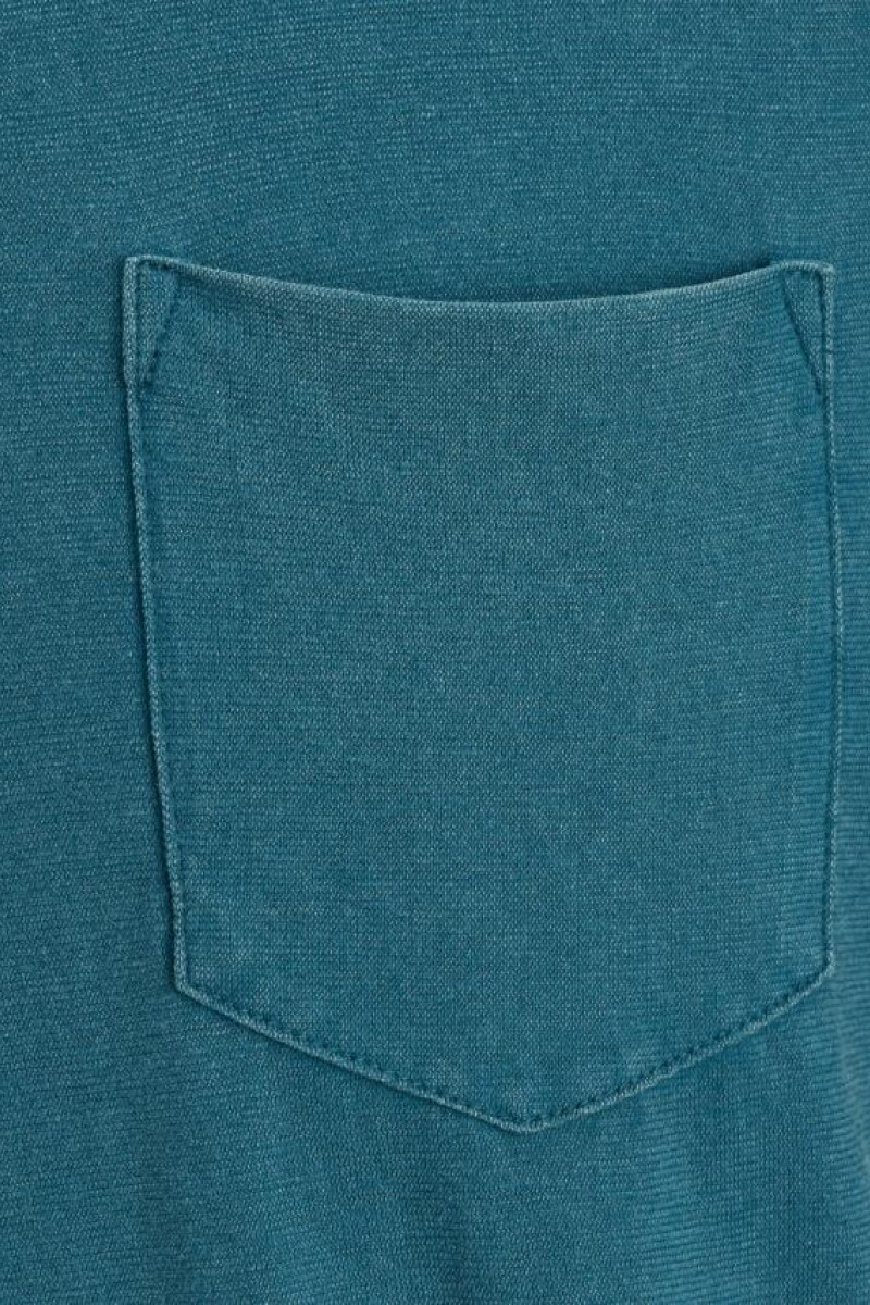 Camiseta Básica Moroccan Blue