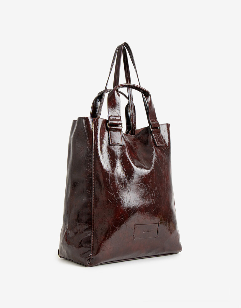 Shopper Cartera Formato Shopper - Rojo Burdeaux
