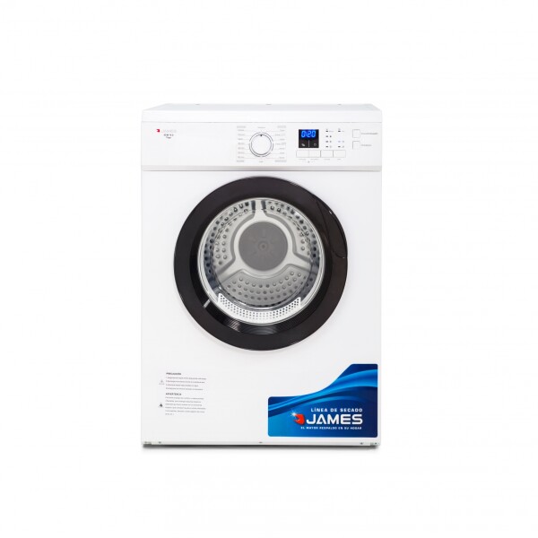 Secarropas James 7Kg Carga Frontal Blanco Modelo SEM 70 D 7KG (CH) Secarropas James 7Kg Carga Frontal Blanco Modelo SEM 70 D 7KG (CH)