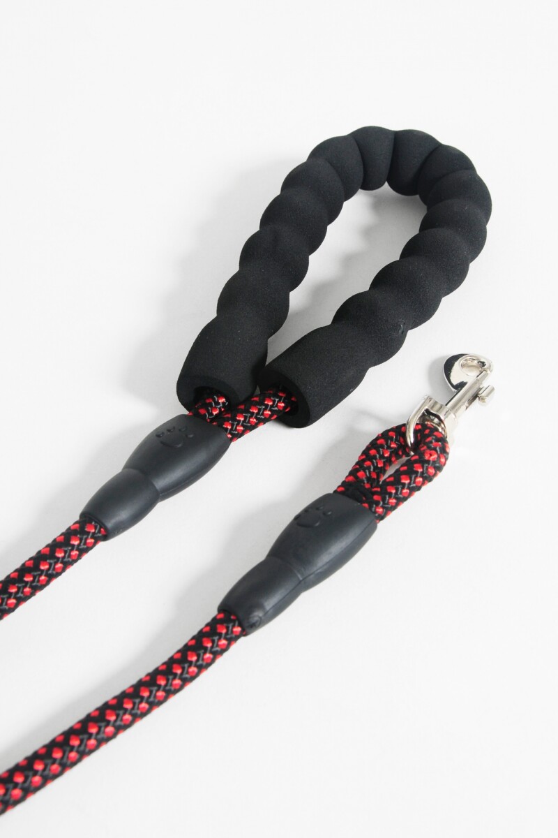 Correa para perro dots negro