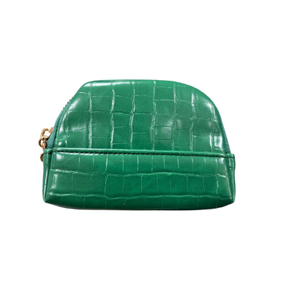 Monedero acharolado Verde