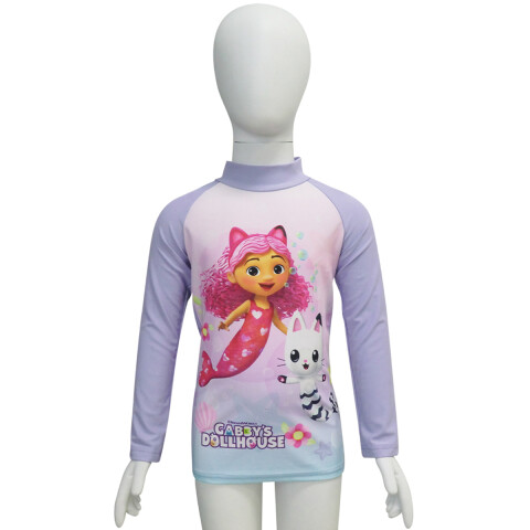Remera UV Malla Infantil La Casa De Gabby Varios Talles U