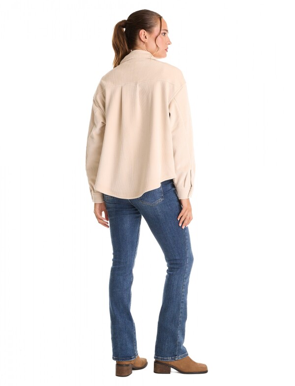 Sobrecamisa Corduroy Soft BEIGE CLARO
