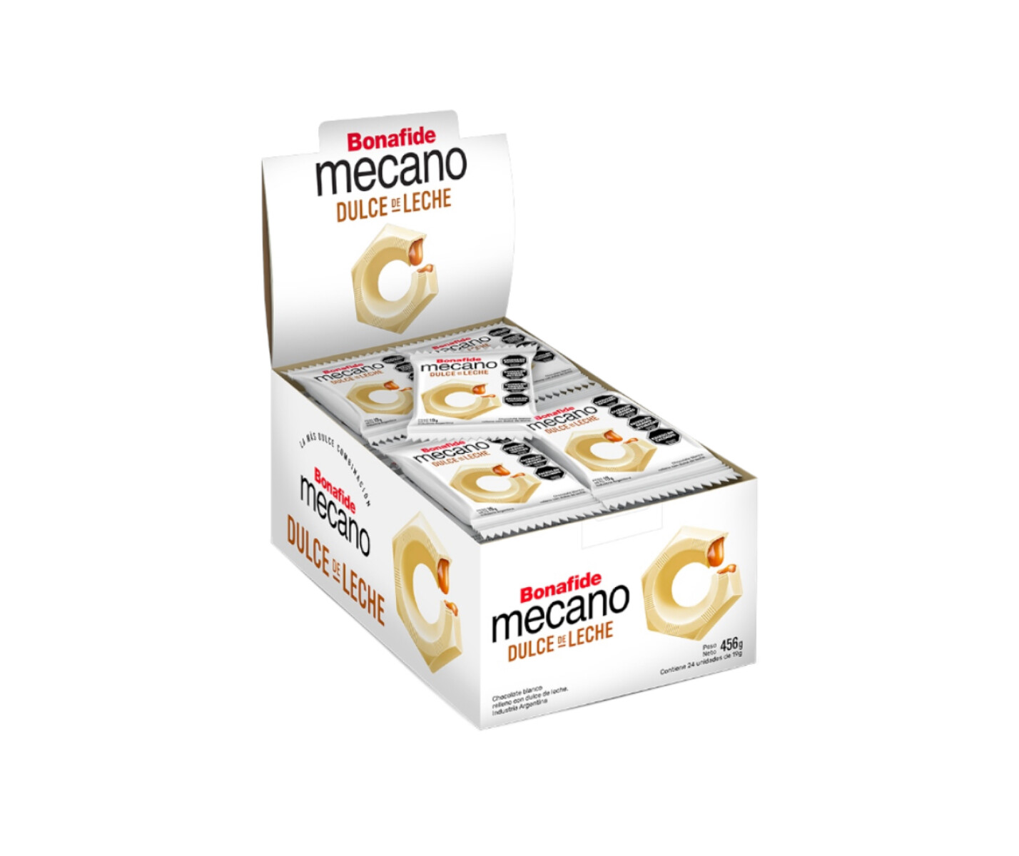 Tuerca Mecano x 24 - Chocolate Blanco 
