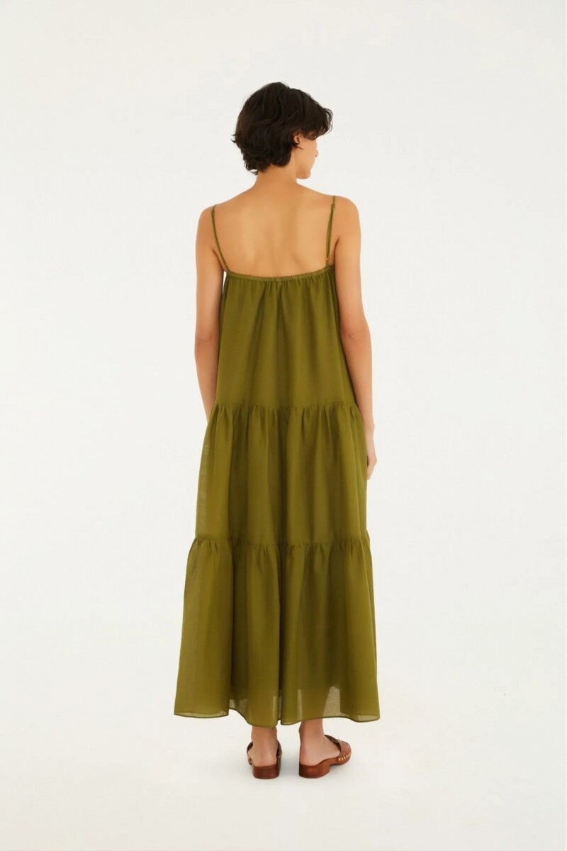 VESTIDO MAXI Verde