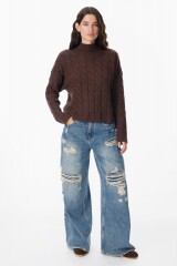 Sweater Liquen Chocolate