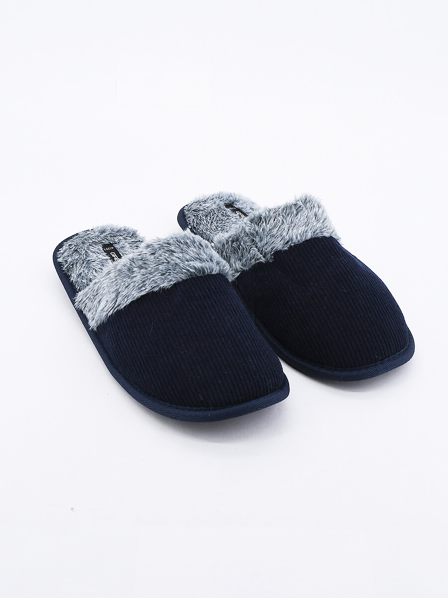 PANTUFLA SAMUEL - AZUL OSCURO 