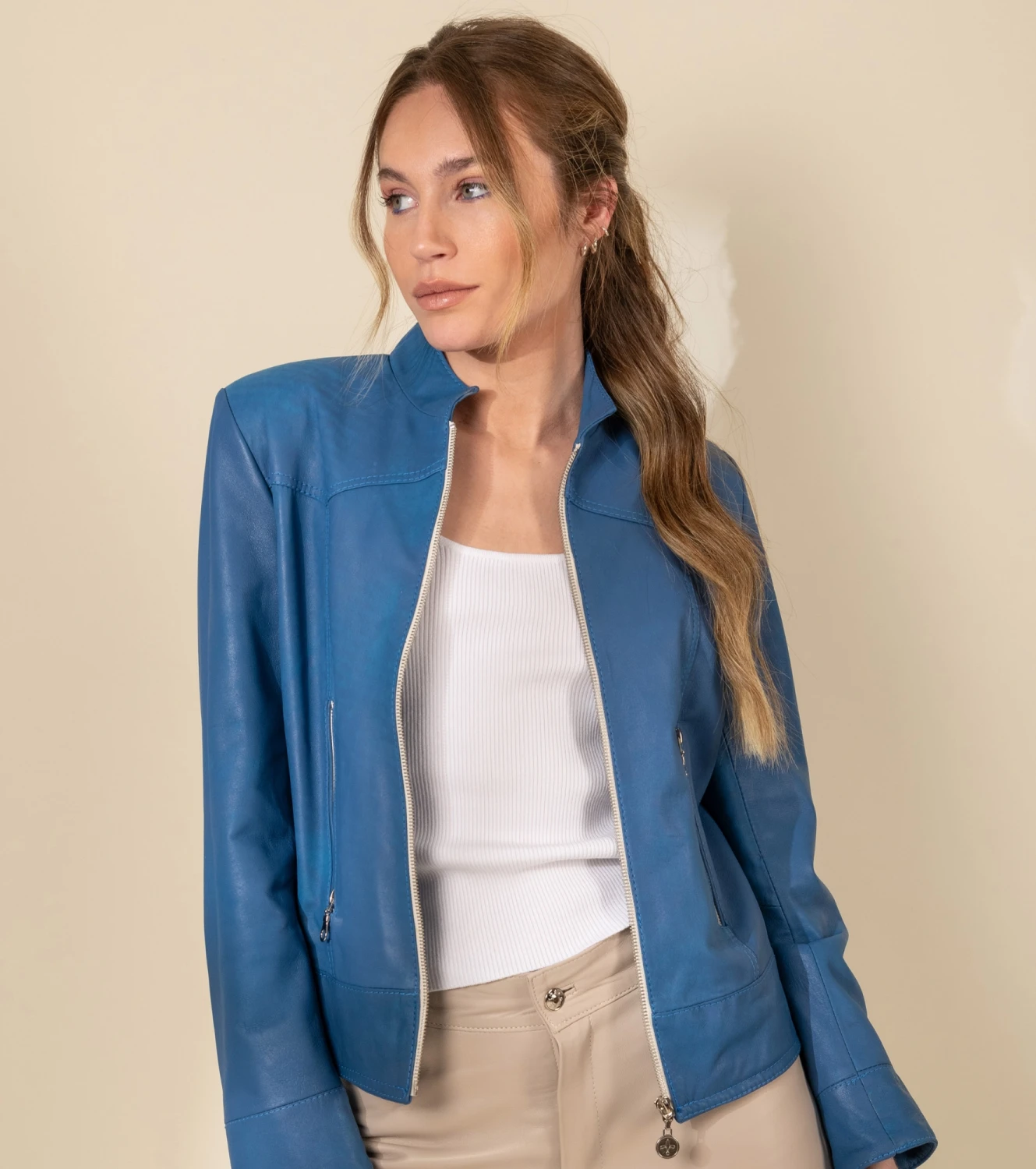 Campera Maca azul m