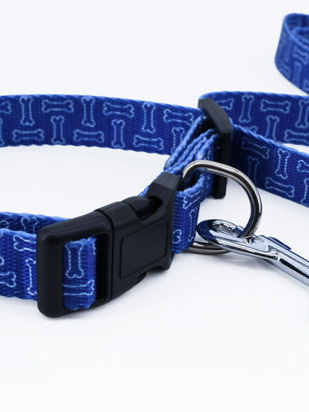 SET COLLAR Y CORREA HUESOS ESTAMPADO 1