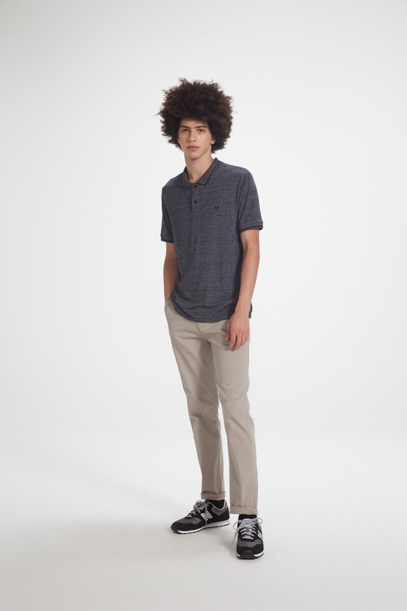 CAMISA POLO MM MASC - PRETO ESCURO 