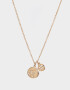 Cadena Corta con Dije Capsula Especial Cadena Corta Con Dije Acuario - Dorado