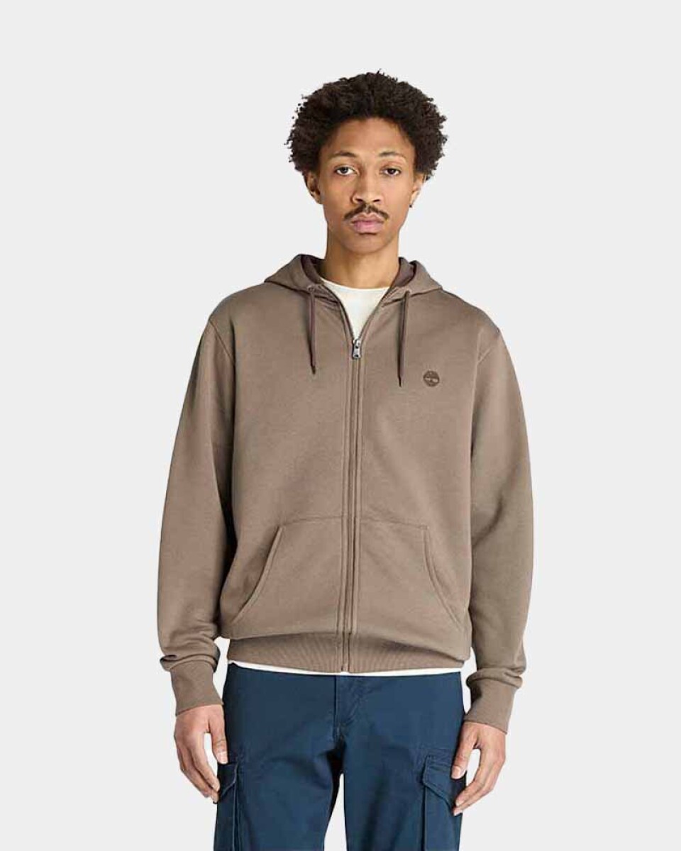 Polera Oyster River Chest Logo Hombre - Chocolate Chip 