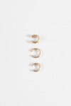 Set de 3 earcuff dorado
