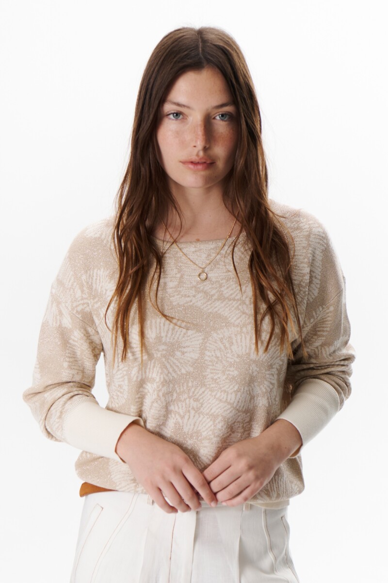 SWEATER FLOR BLINK ORO
