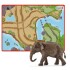 Juego Schleich Alfombra Interactiva Figura Juguete Niños Variante Modelo Elefante